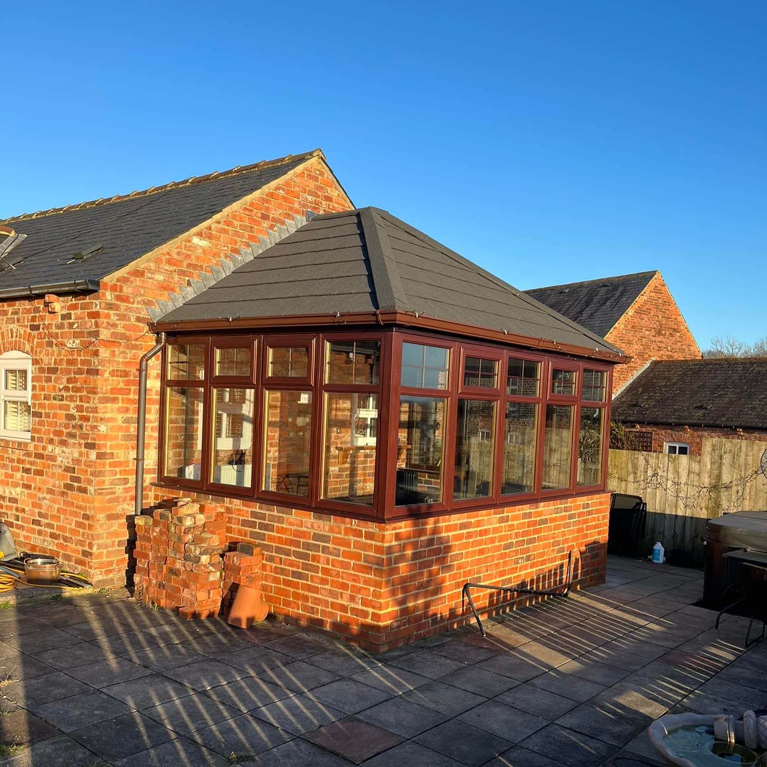After Guardian Warm Roof after conversion