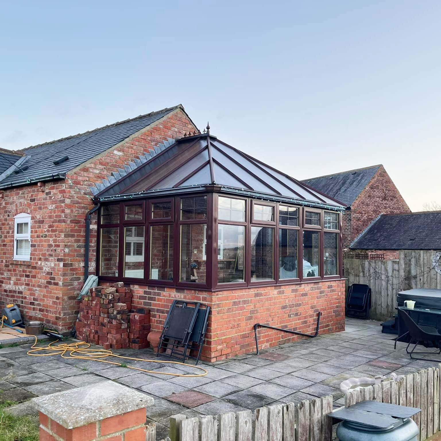 Before Guardian Warm Roof before conversion